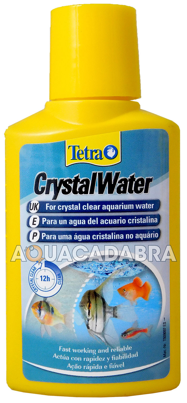 TETRA AQUARIUM CRYSTAL WATER FISH TREATMENT 100ML 500ML CLEARS WATER eBay