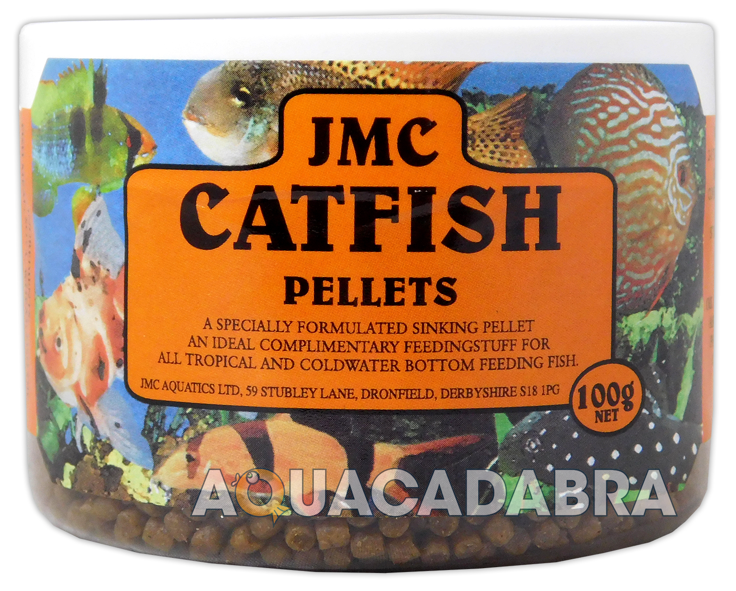 JMC CATFISH SINKING PELLETS 100g 200g 400g 850g FOOD TROPICAL COLDWATER