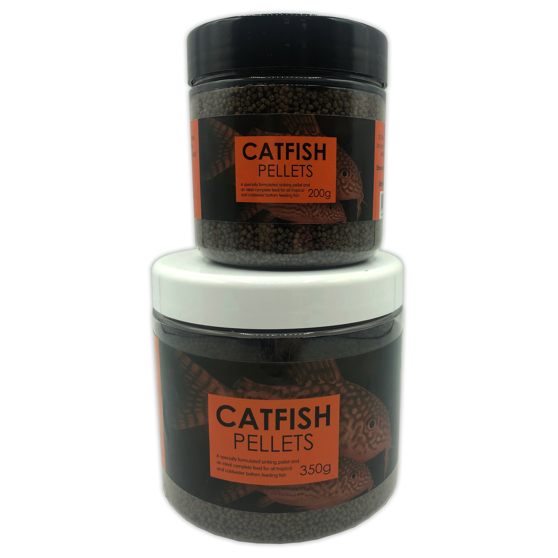CATFISH SINKING PELLETS 100g 200g 350g 850g FOOD TROPICAL COLDWATER