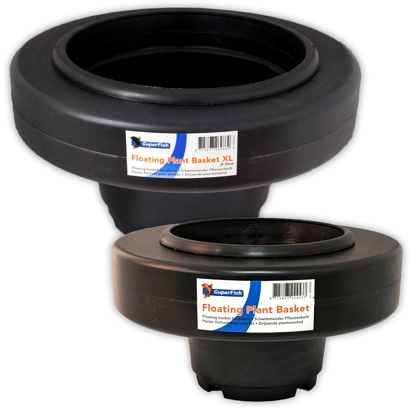 Superfish Floating Pond Plant Basket for Garden Pond Koi Water Feature