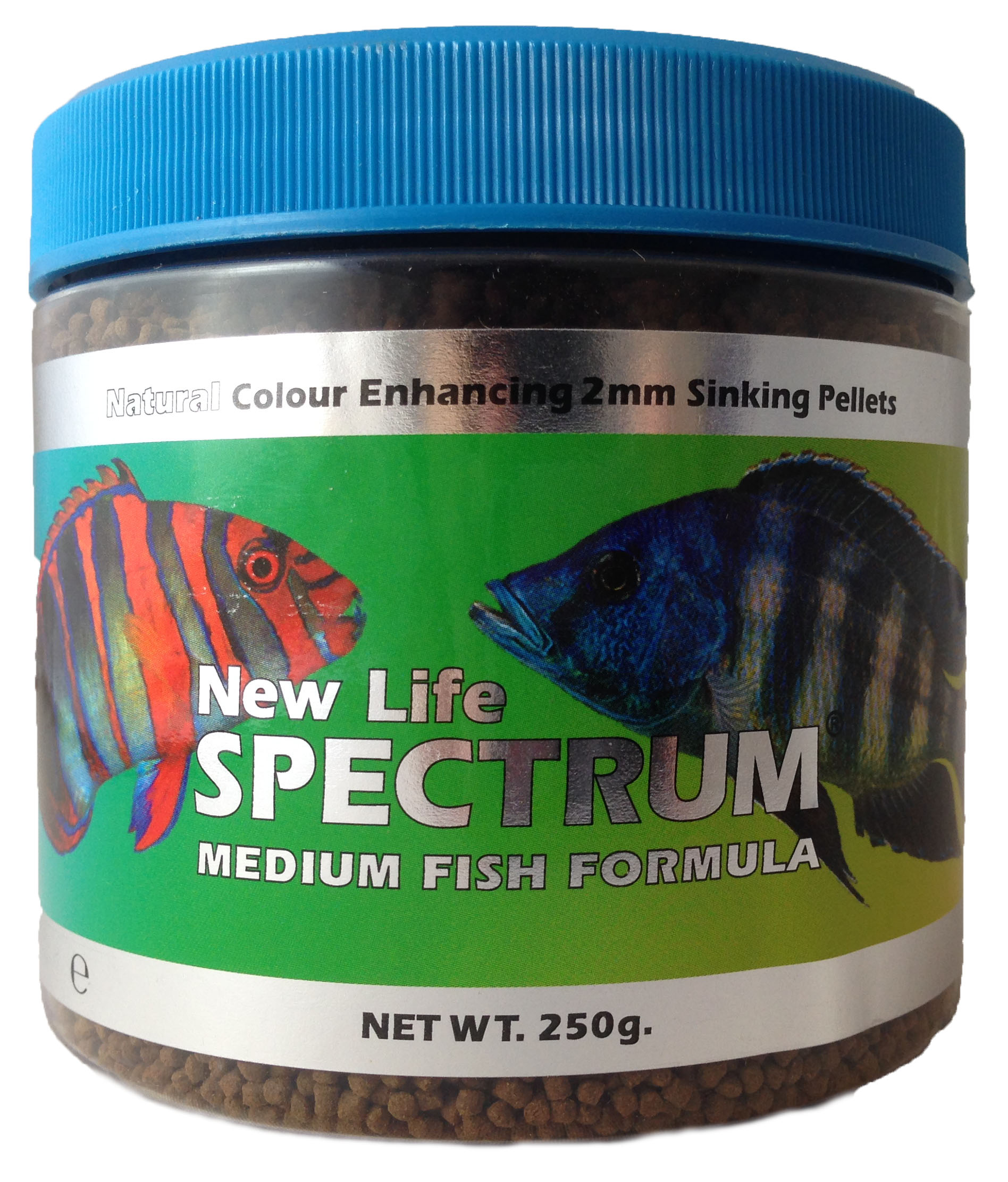 NEW LIFE SPECTRUM MED FISH FORMULA 2MM SINKING FOOD MEDIUM PELLET ...