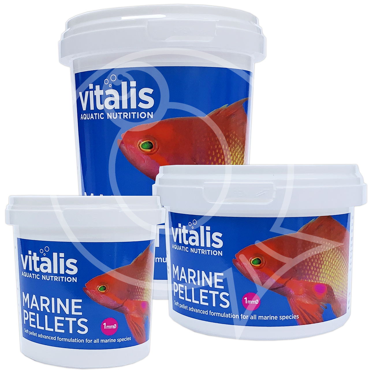 Vitalis Marine Pellets XS 60g 120g 300g Fish Food Natural Sinking Aquarium Tank eBay