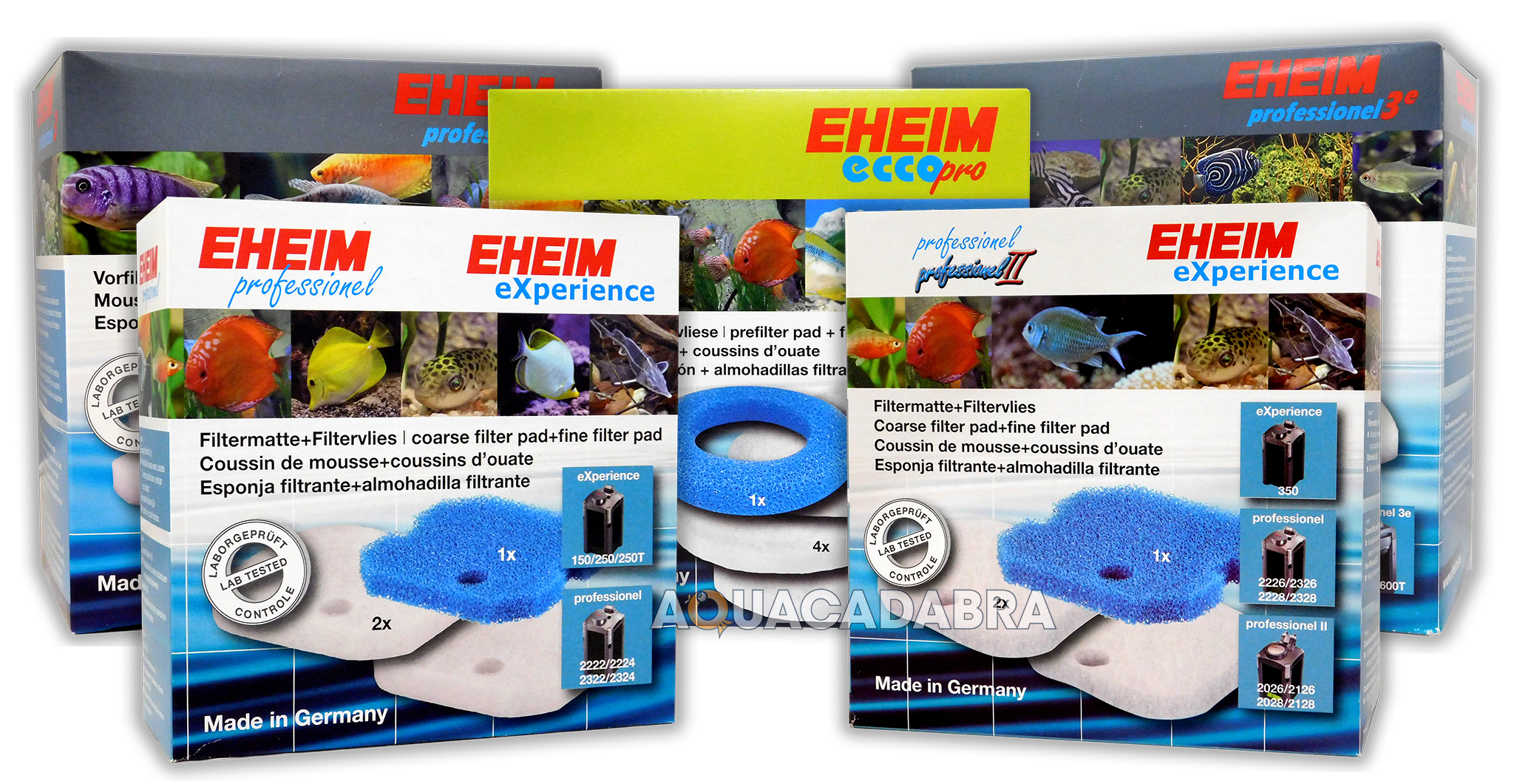EHEIM FILTER FOAM & FLOSS PAD SET FOR ECCO/PRO2/PRO3 EXTERNAL FISH TANK
