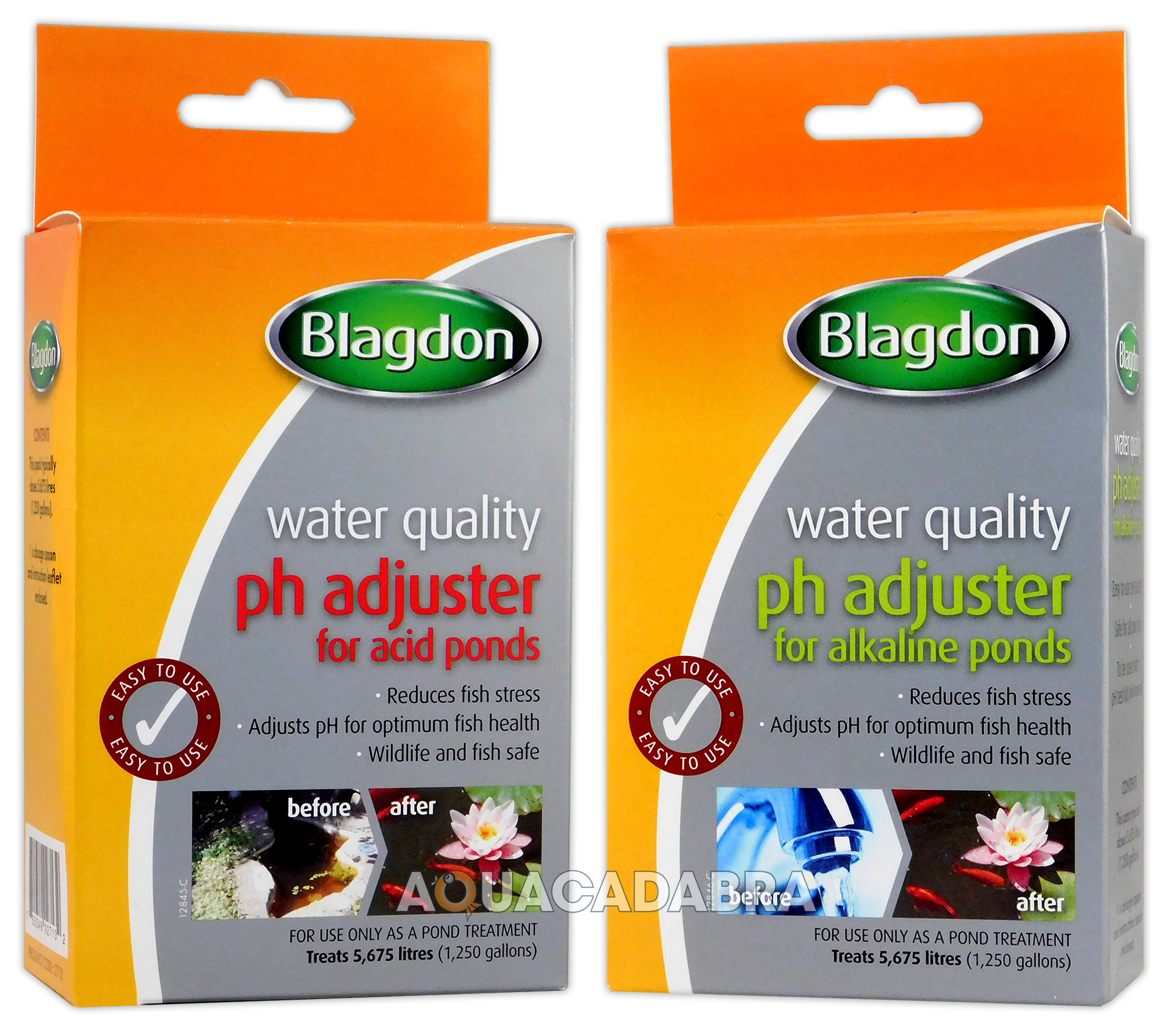 BLAGDON pH ADJUSTERS ALKALINE / ACID POND WATER TREATMENT FISH HEALTH