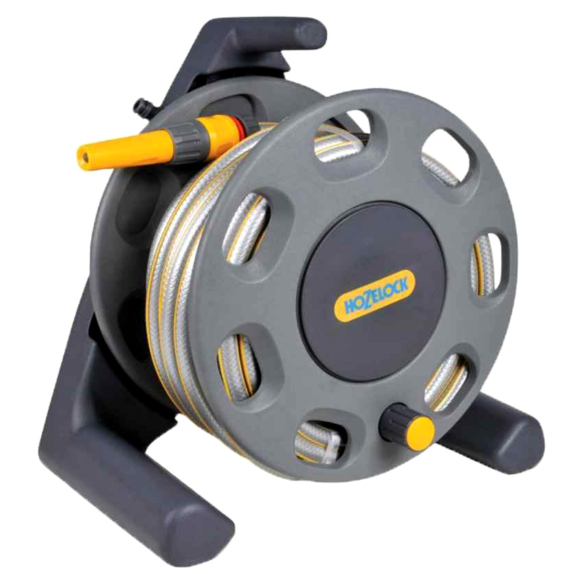 Hozelock Hose Reel Pipe 25m Garden Hosing & Starter Fittings Jet Spray