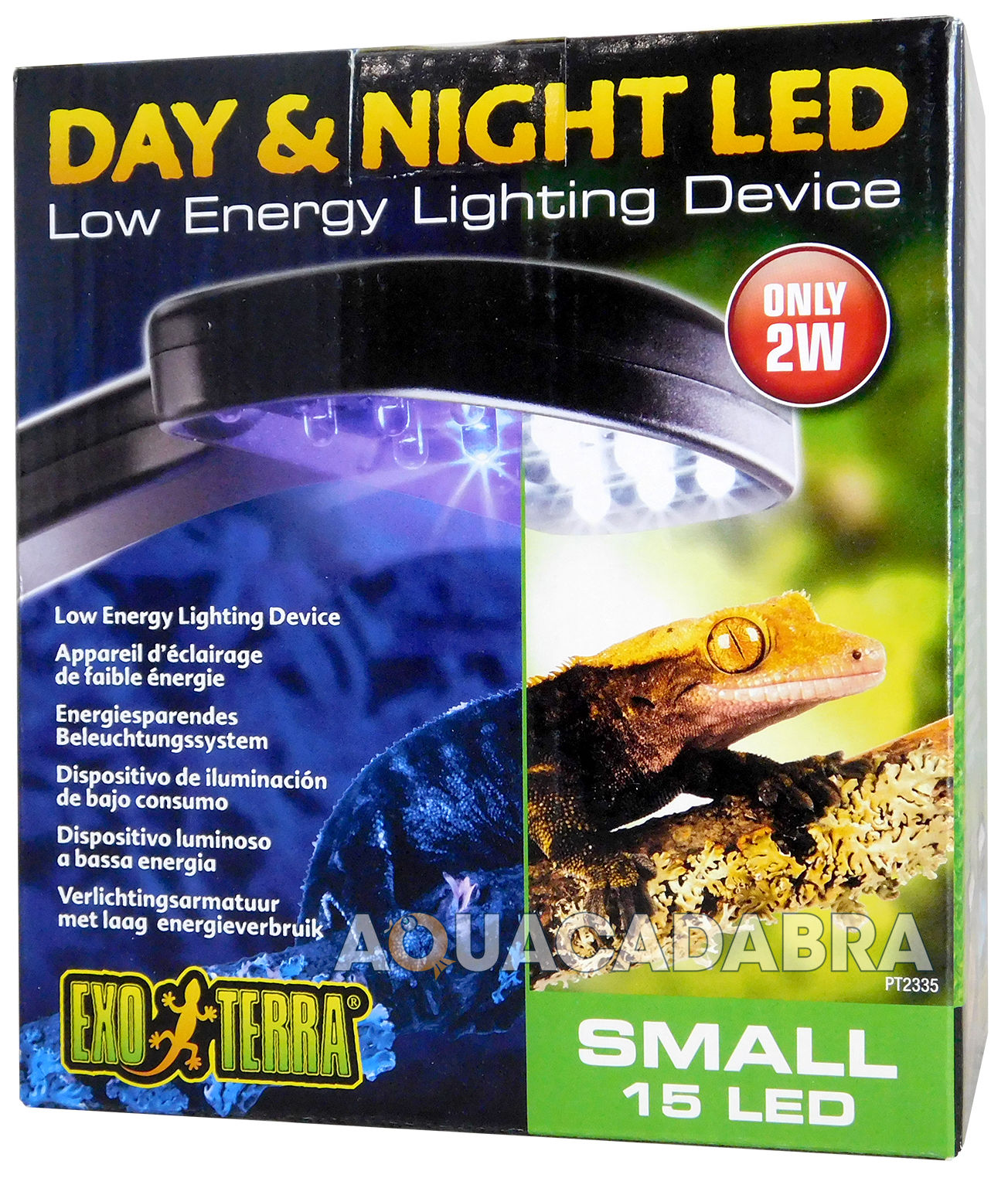 EXO TERRA DAY & NIGHT LOW ENERGY LIGHT SMALL 15 LED REPTILE AMPHIBIANS