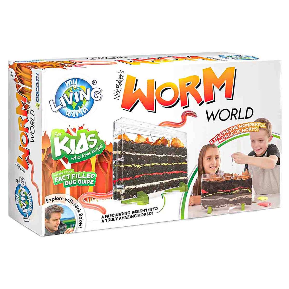 Worm World My Living World Educational Science Kit by Nick Baker - Image 1