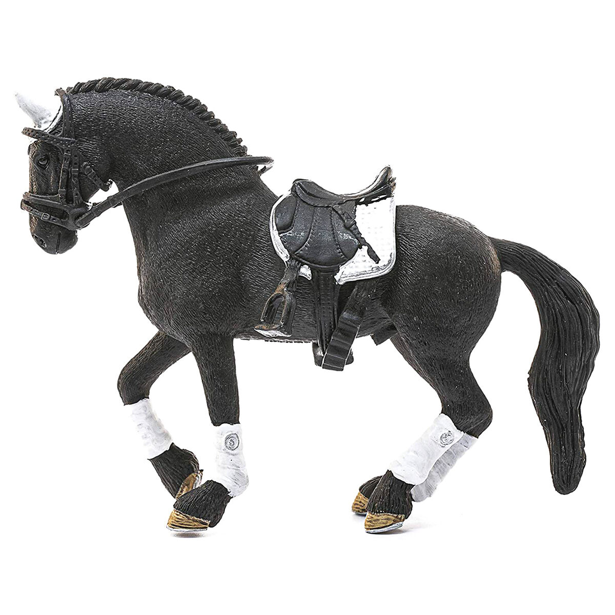 Schleich Cavallo Club Frisone Stallone Riding Torneo Dettagliato Animale  Figura