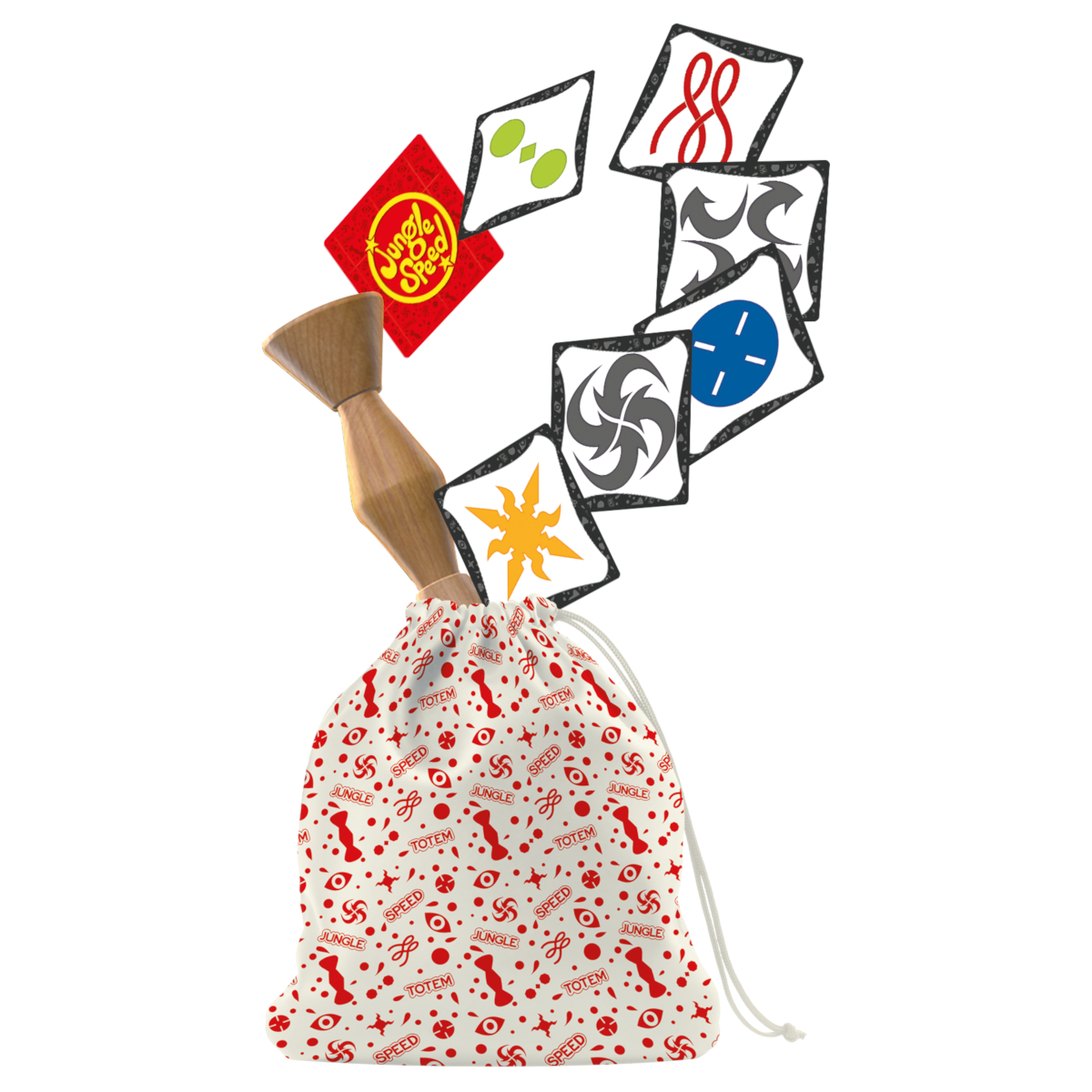 Jungle Speed ​​Eco Box (version 2020) Jeu de cartes pour 2 à 10 joueurs âgés de 7 ans et plus - Image 2