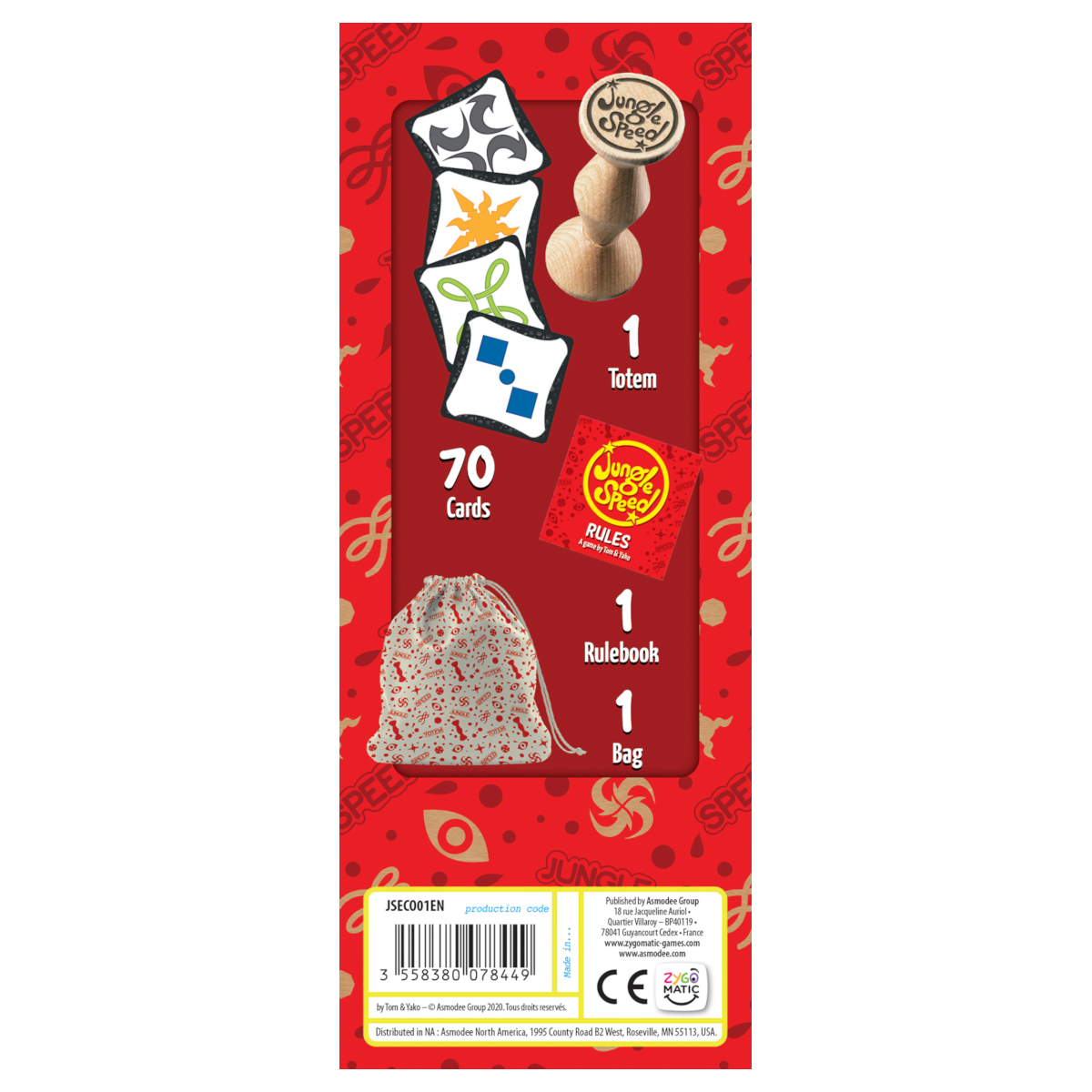 Jungle Speed ​​Eco Box (version 2020) Jeu de cartes pour 2 à 10 joueurs âgés de 7 ans et plus - Image 3