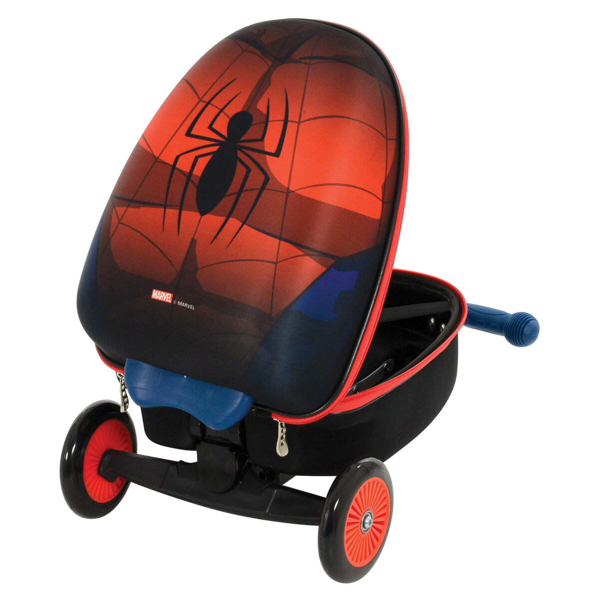 Spiderman 3in1 Scootin' Suitcase perfect scooter for travel luggage