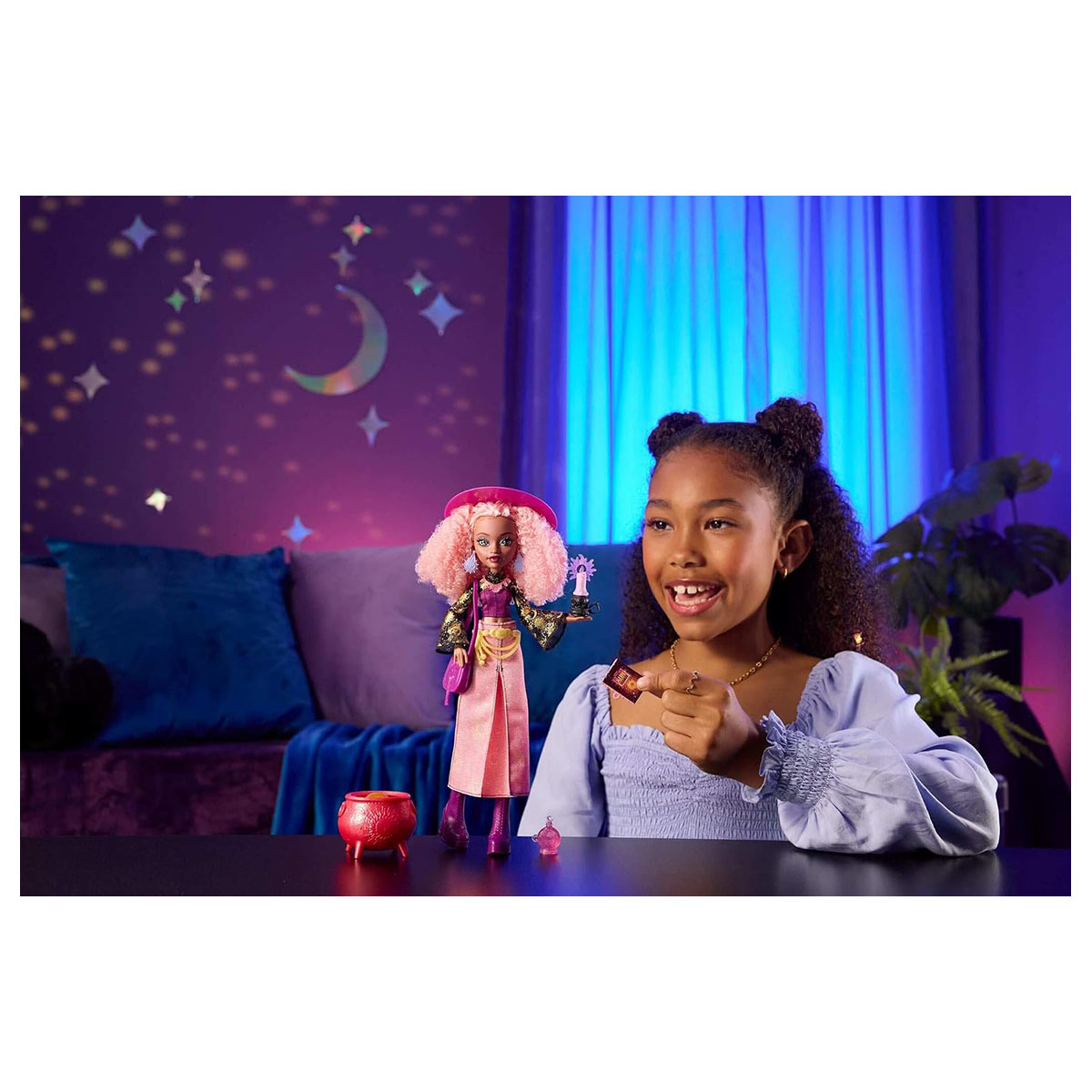 Monster High Moonspell Magic Rae Lumina Doll Magical Reveal Toy Age 4+ - Image 5