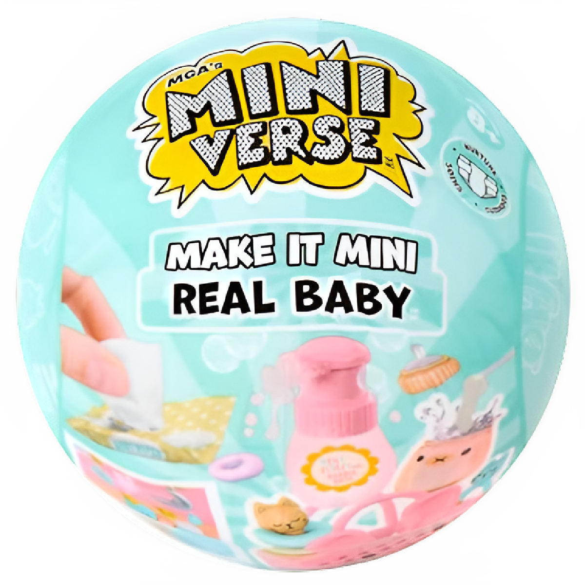 MGA Miniverse Make It Mini Real Baby Nurture Mystery Ball Baby Care Sammlerstück – Bild 1