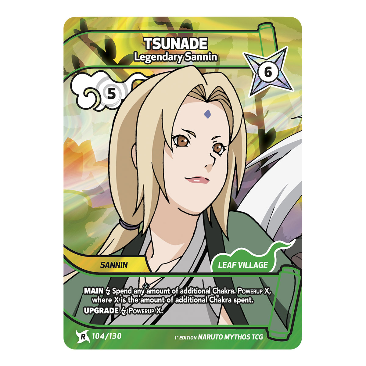 Naruto Mythos TCG Trading Cards - Sealed Booster Box (24 Packs