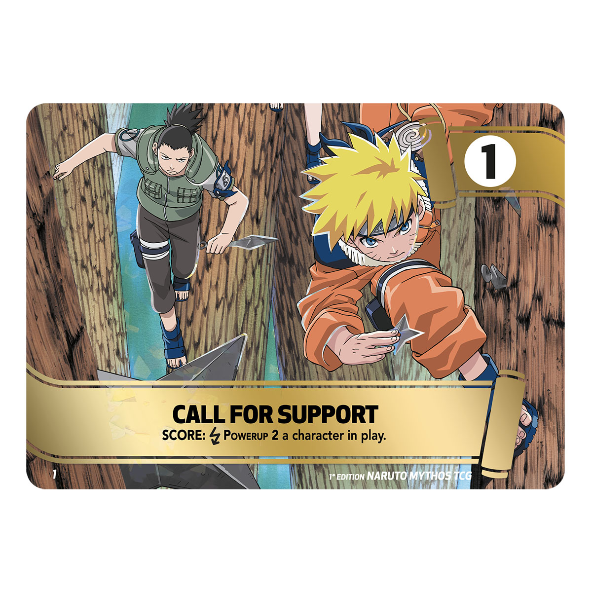 Naruto Mythos TCG Trading Cards - Sealed Booster Box (24 Packs