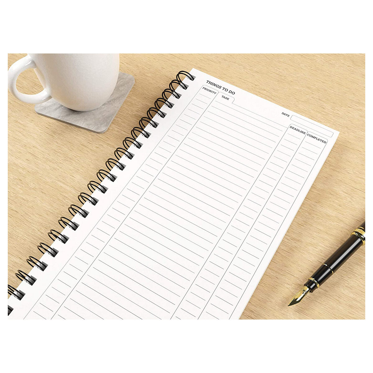 Silvine Things To Do List Pad Checklist Notebook 280x150mm 100% Recycled (R106)  - Image 3