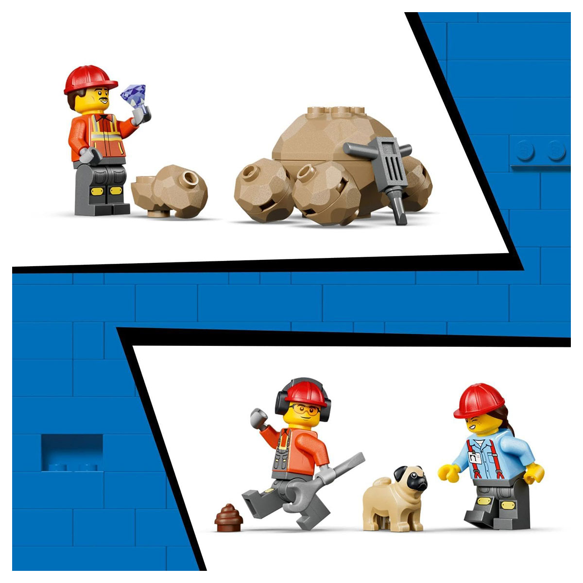LEGO City Dump Truck & Front End Loader 60494 Building Set Ages 6+ - Image 5