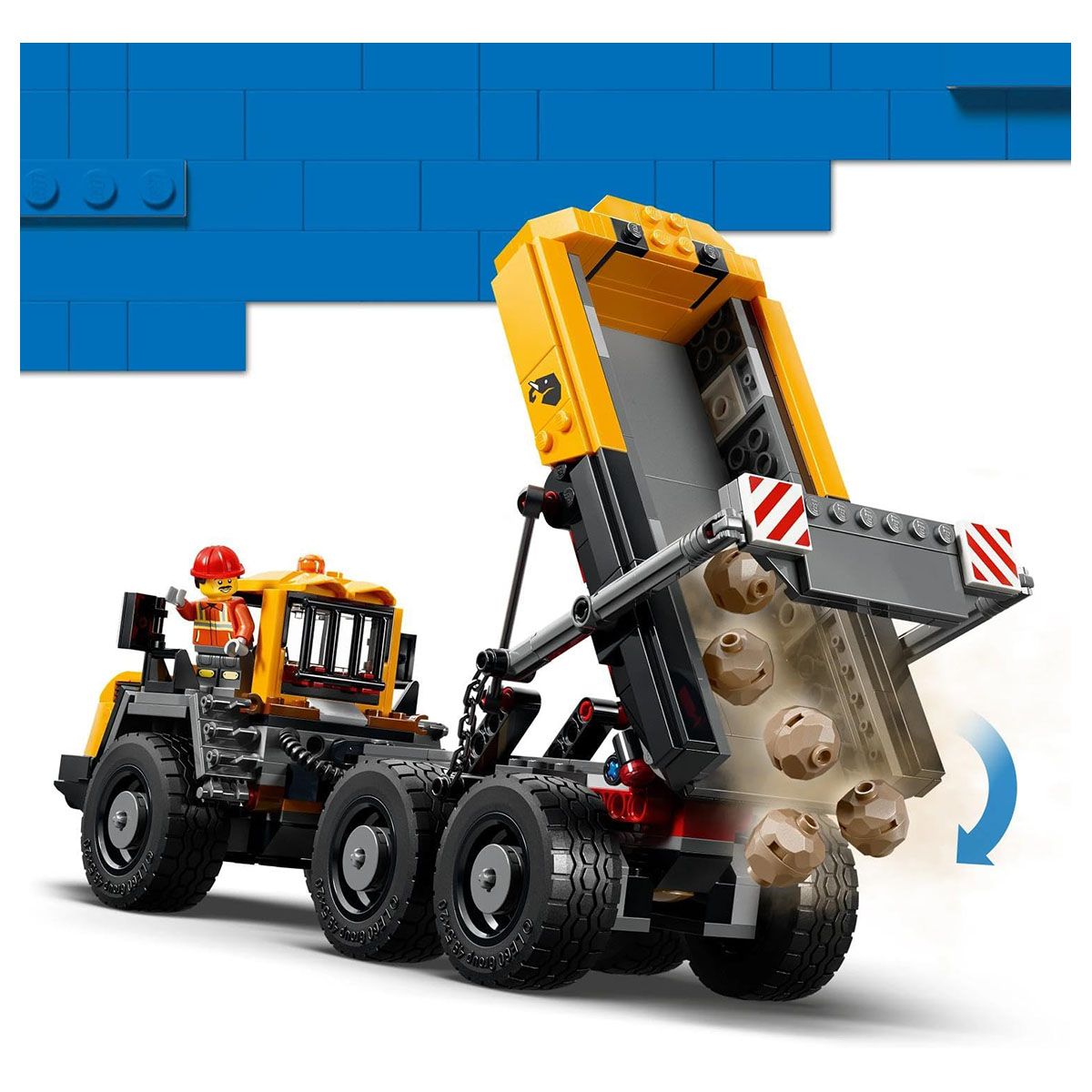 LEGO City Dump Truck & Front End Loader 60494 Building Set Ages 6+ - Image 3