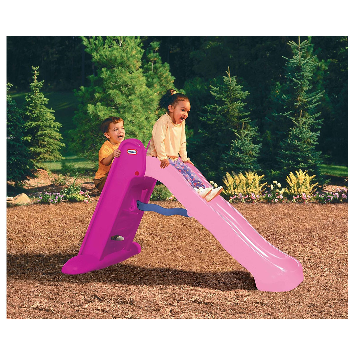 Little Tikes Easy Store Large Slide Pink Purple - Image 3