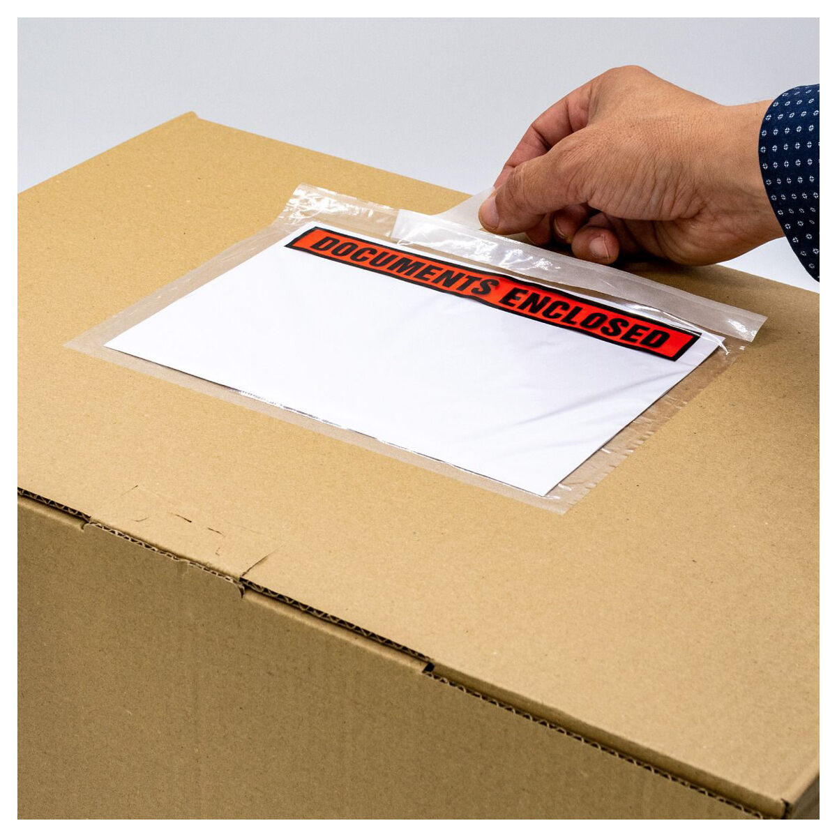 Pukka Post A5 Documents Enclosed Clear Adhesive Printed Wallets Envelope 10 Pack - Image 6