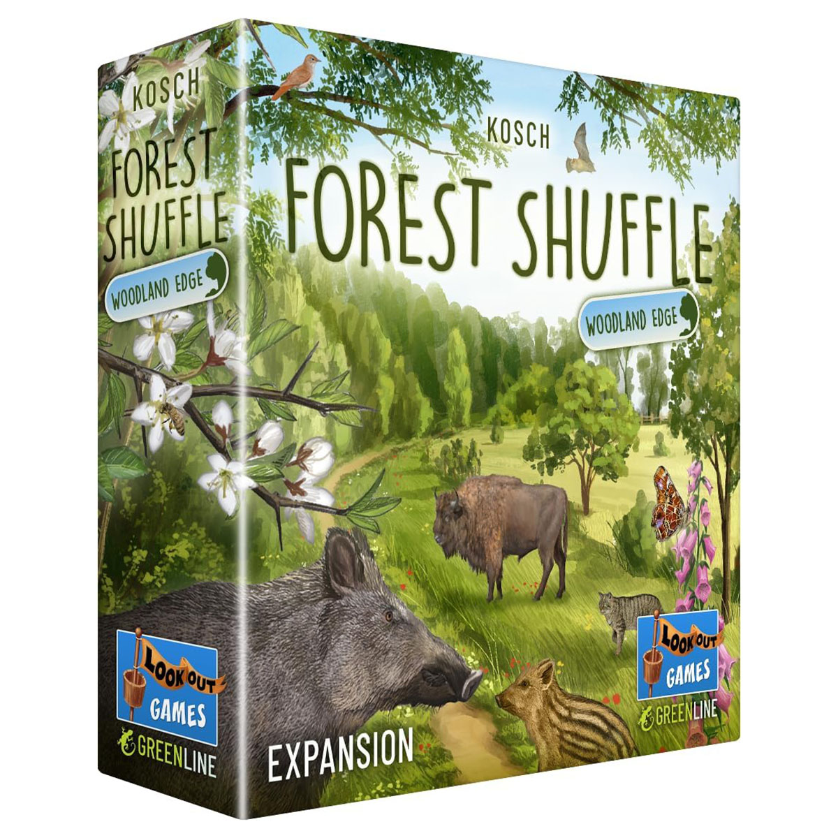 Lookout Forest Shuffle: Woodland Edge Card Game Expansion 2-5 PlayersAges 10+ - Image 1