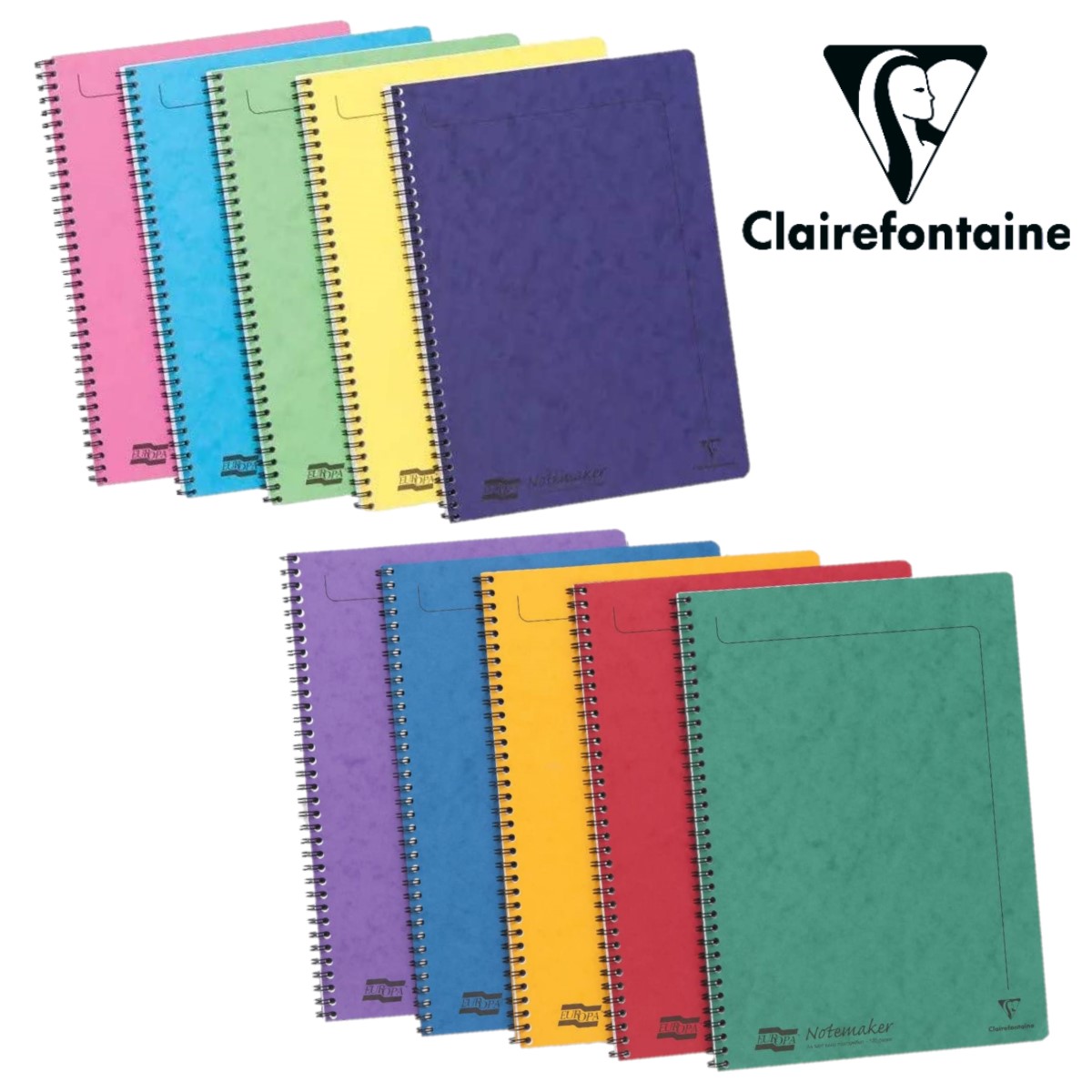 Clairefontaine Europa Notemaker A4 Wirebound Ruled Notebook 120 Pages Brand New - Image 1