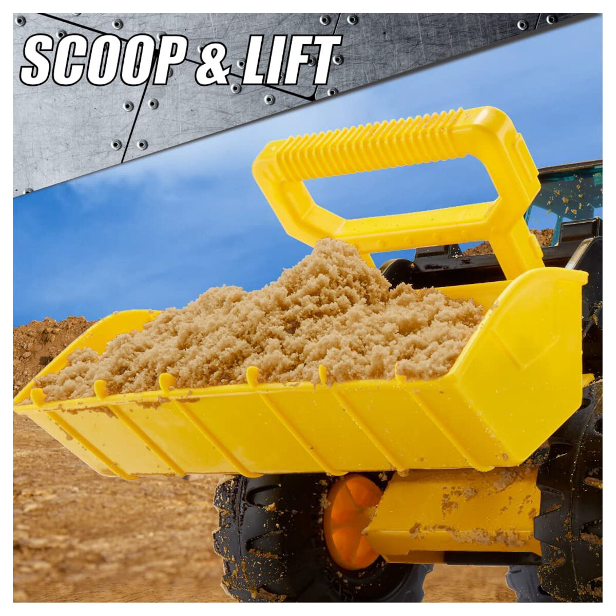 Tonka Steel Classics Front Loader Mighty Yellow Vehicle Collectible Kids Fun Toy - Image 3