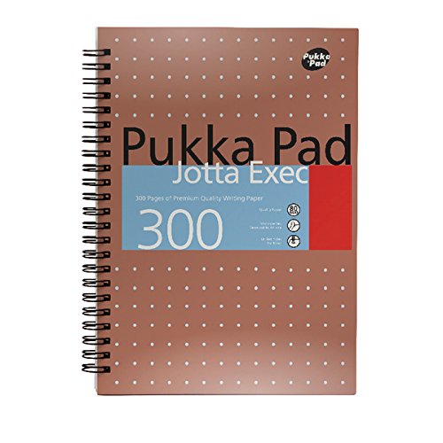 Pukka Pad A4+ Jotta Exec (300 Pages) Ruled Wiro Notebook 7019-MET Pack of 3 New  - Image 3