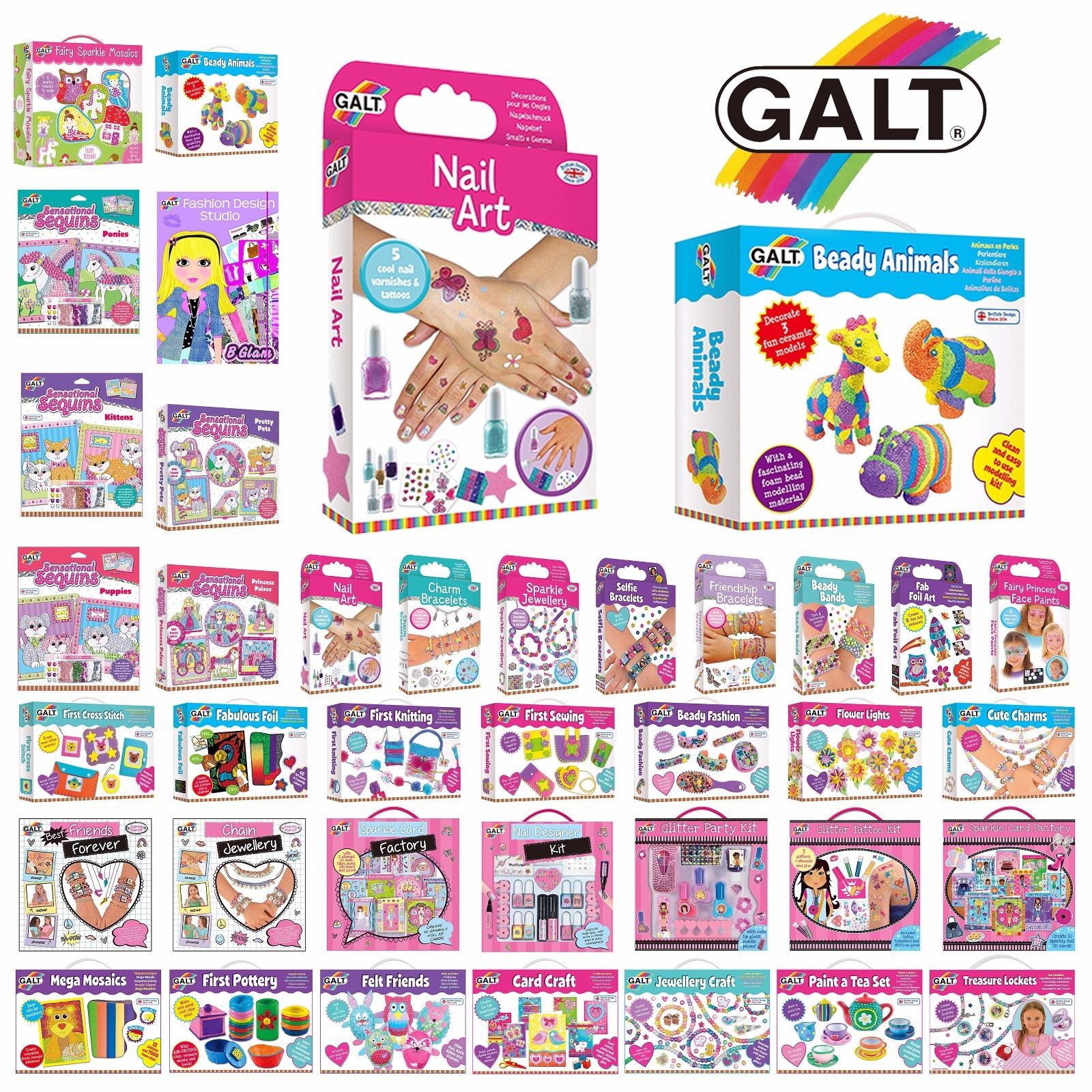 Galt Toys Creative Cases and Craft Kits - Loads of Activities To Choose From! - Image 1