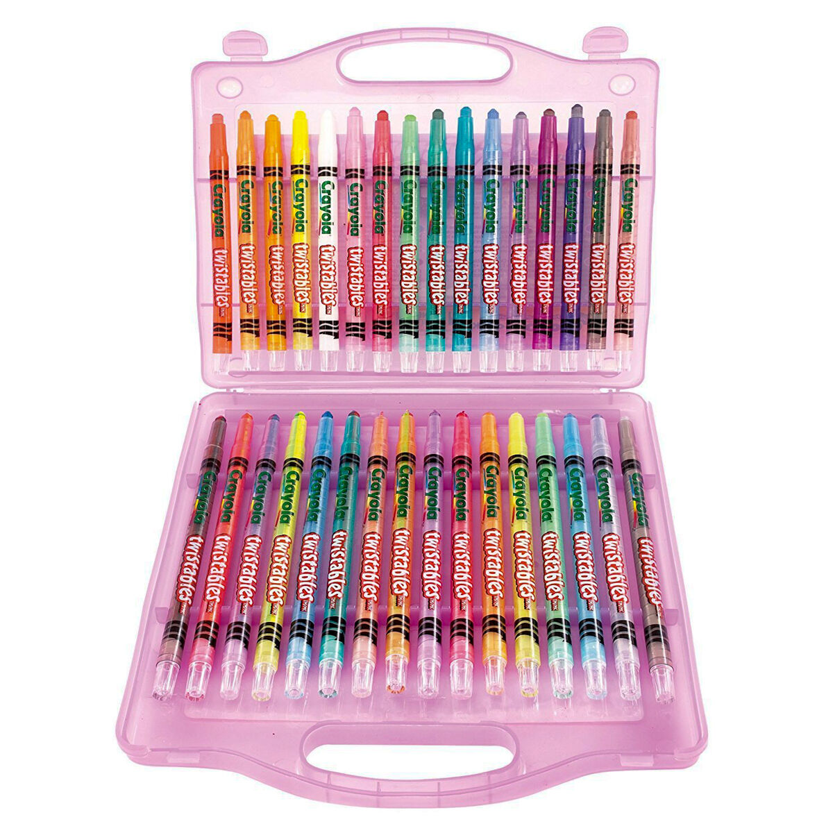 Crayola Twistables 32 Crayons Case for your rainbow, metallic