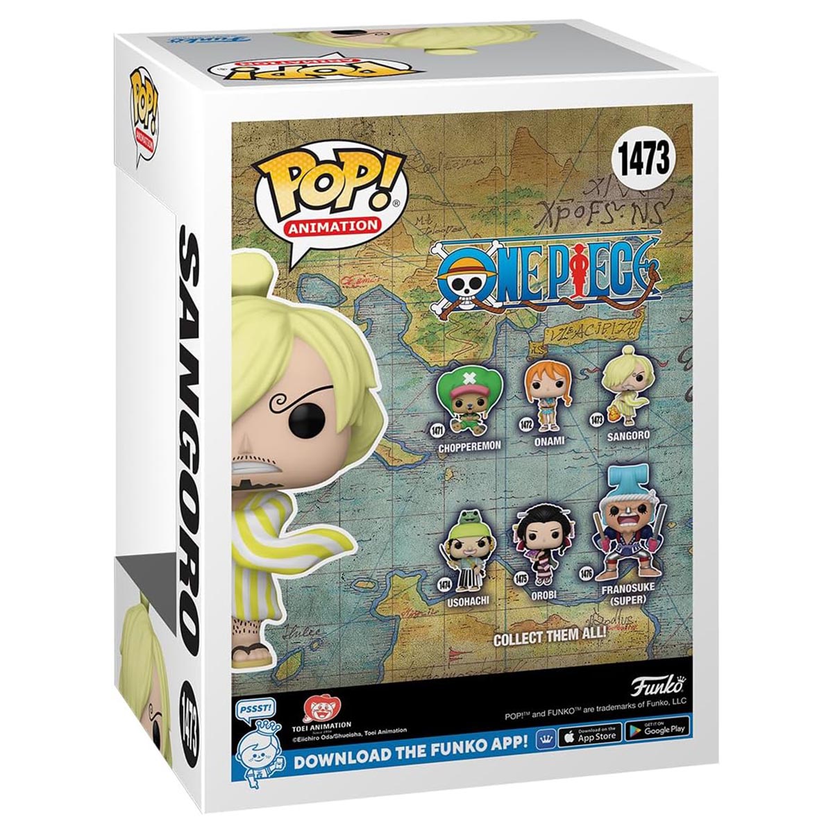 Sanji One Piece Funko POP Anime Sangoro Wano Collectible Vinyl Figure 72108 - Image 3