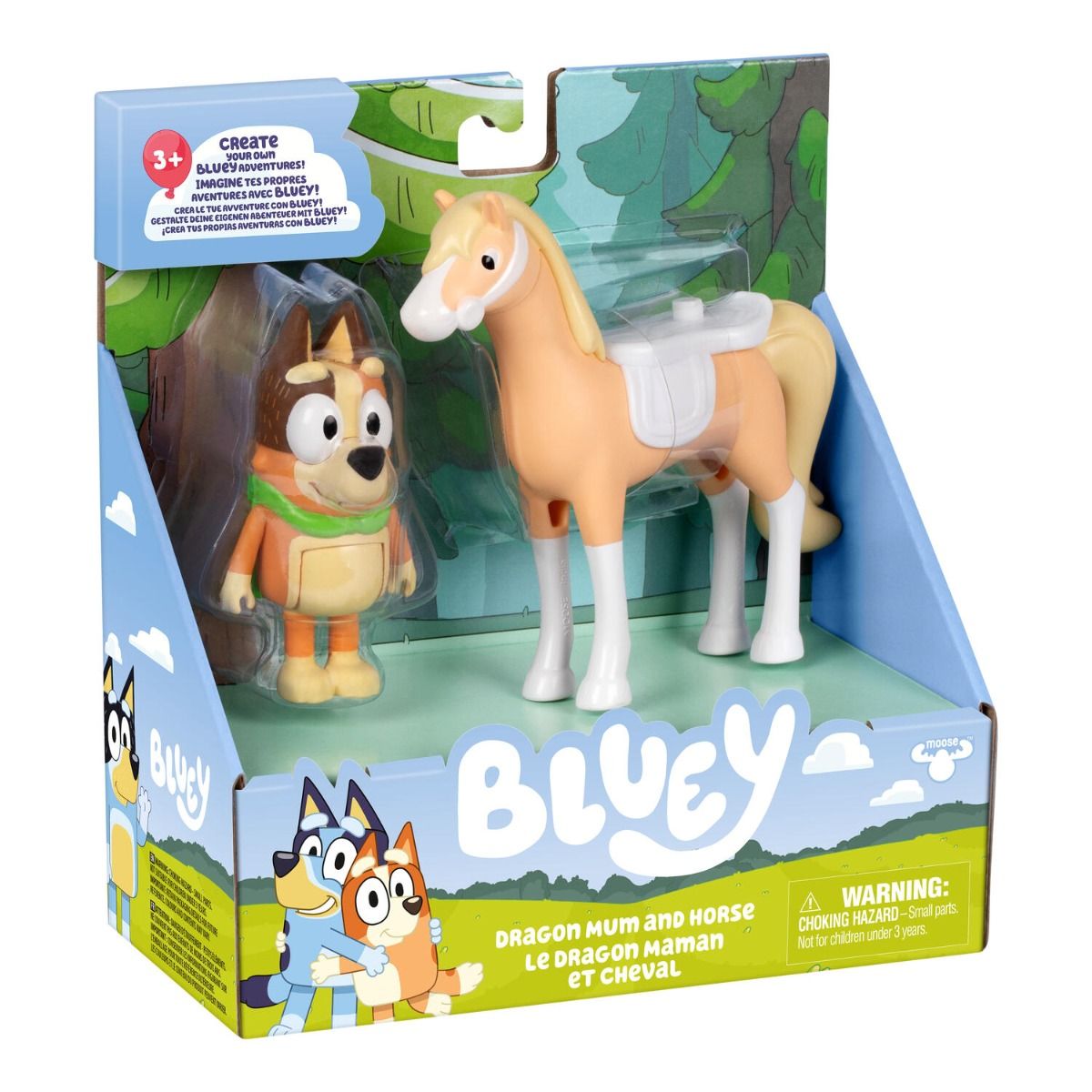 Bluey Dragon Mum & Horse - Image 2