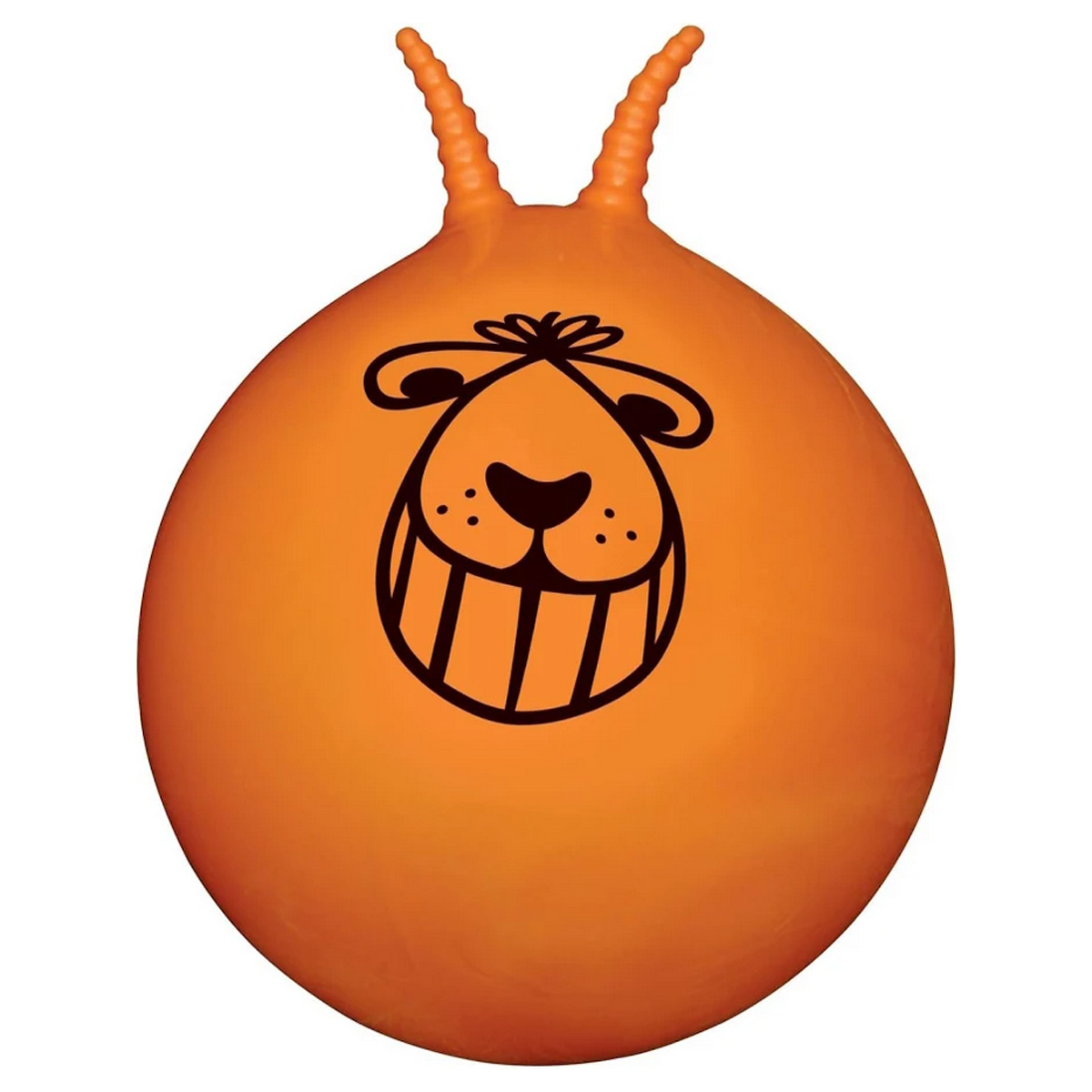 Retro Space Hopper 60cm Bouncing Ball with Pump Orange Outdoor Toy Age 5+ - Image 3