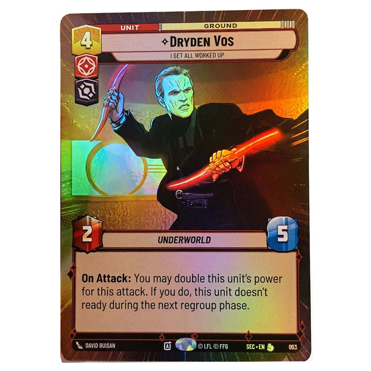 Star Wars: Unlimited – Secrets Of Power Carbonite Booster – Bild 2