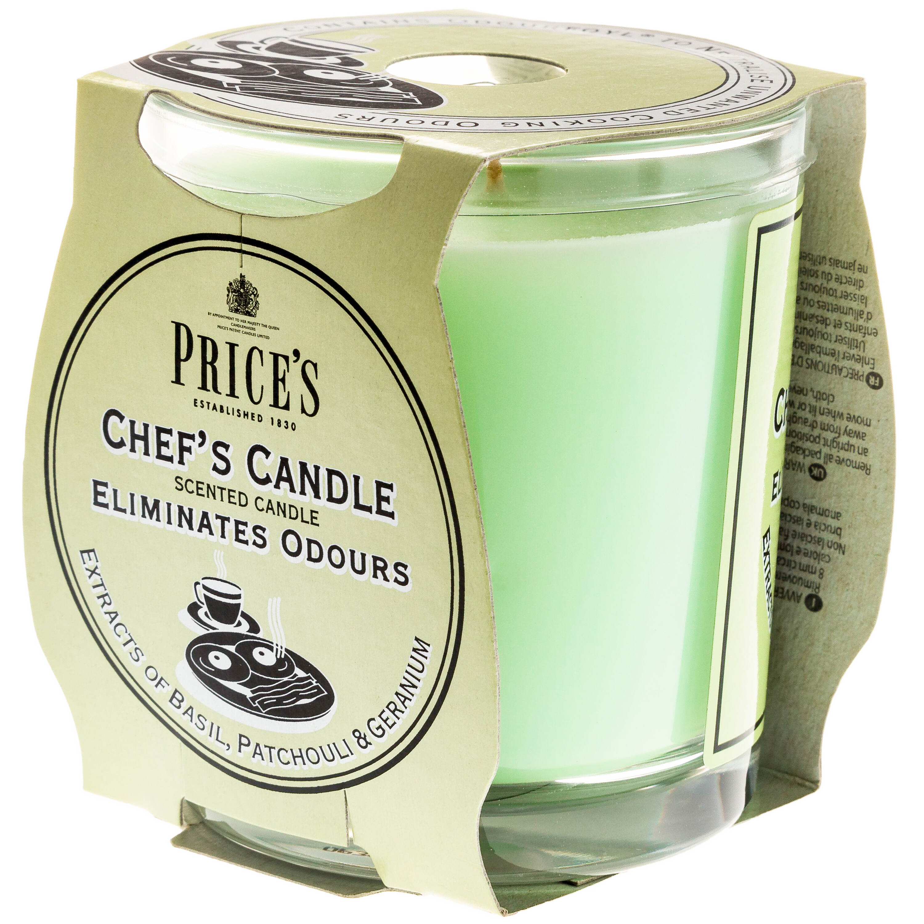 Price/'s Odour Eliminating Glass Jar Candles Range With Odourfoyl technology