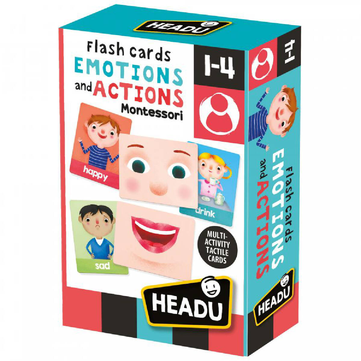 Headu Montessori - Emotions and Actions Flash Cards - Image 1
