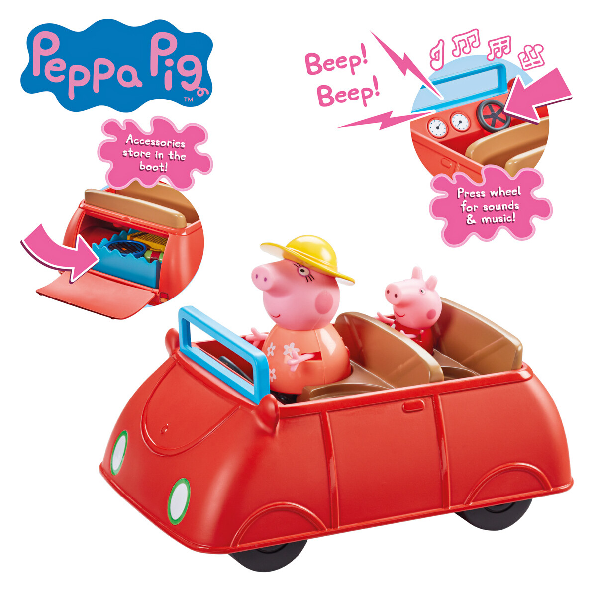 peppa pig car with sounds