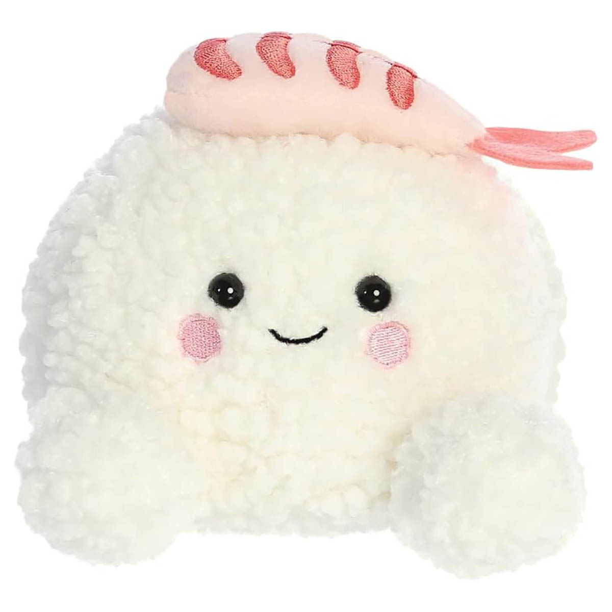 Aurora Palm Pals Ebi Shrimp Sushi 5-inch Soft Cubby Toy Eco-friendly Plush Toy - Image 1