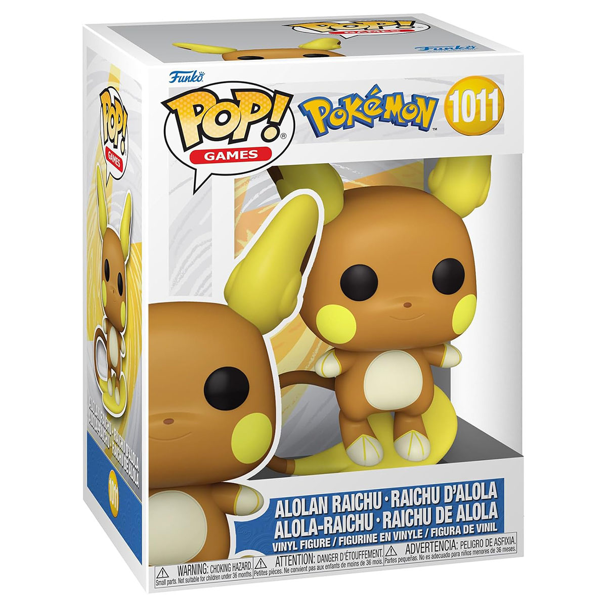 Funko Pop Games Pokemon Alolan Raichu Figura de vinilo coleccionable 3+ - Imagen 1
