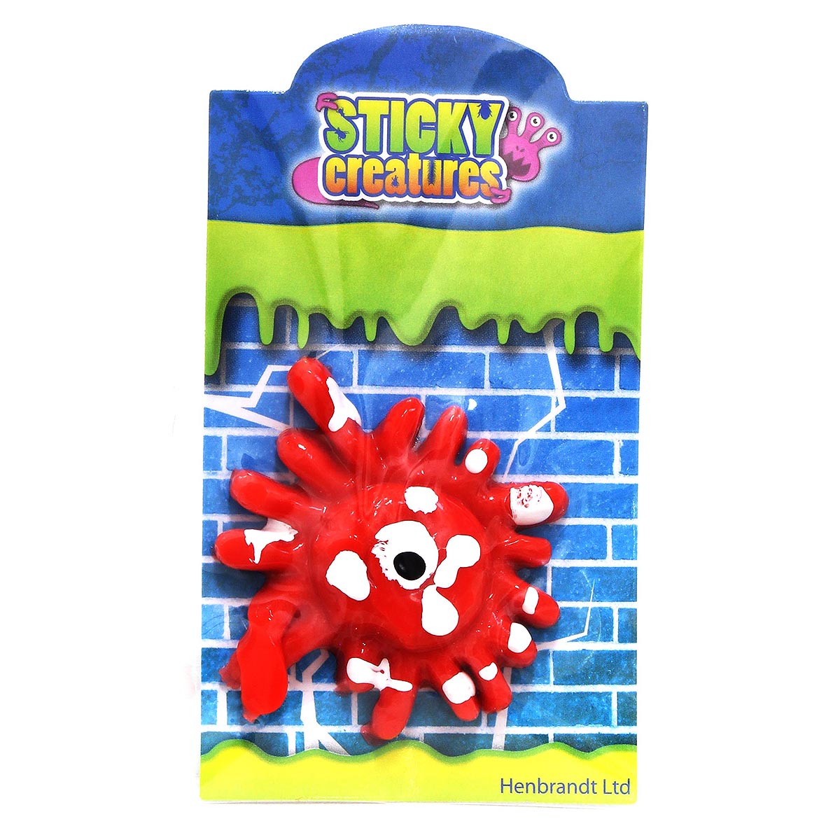 1x Sticky Creature (5-6cm) Splatter Throwing Toys Novelty Kids Birthday Party - Image 1