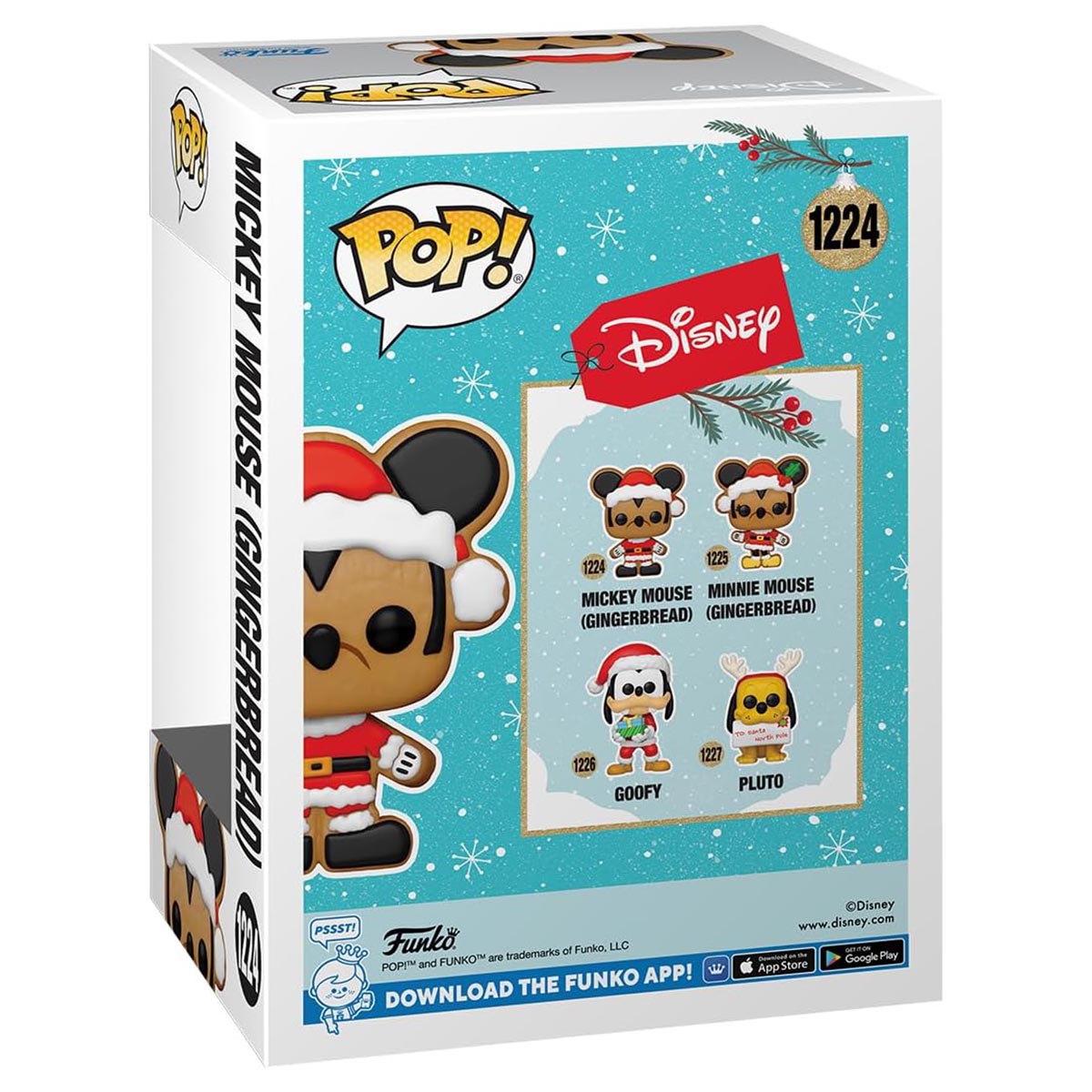 Gingerbread Mickey Mouse Funko POP Disney Holiday Collectible Figure 64329 - Image 3