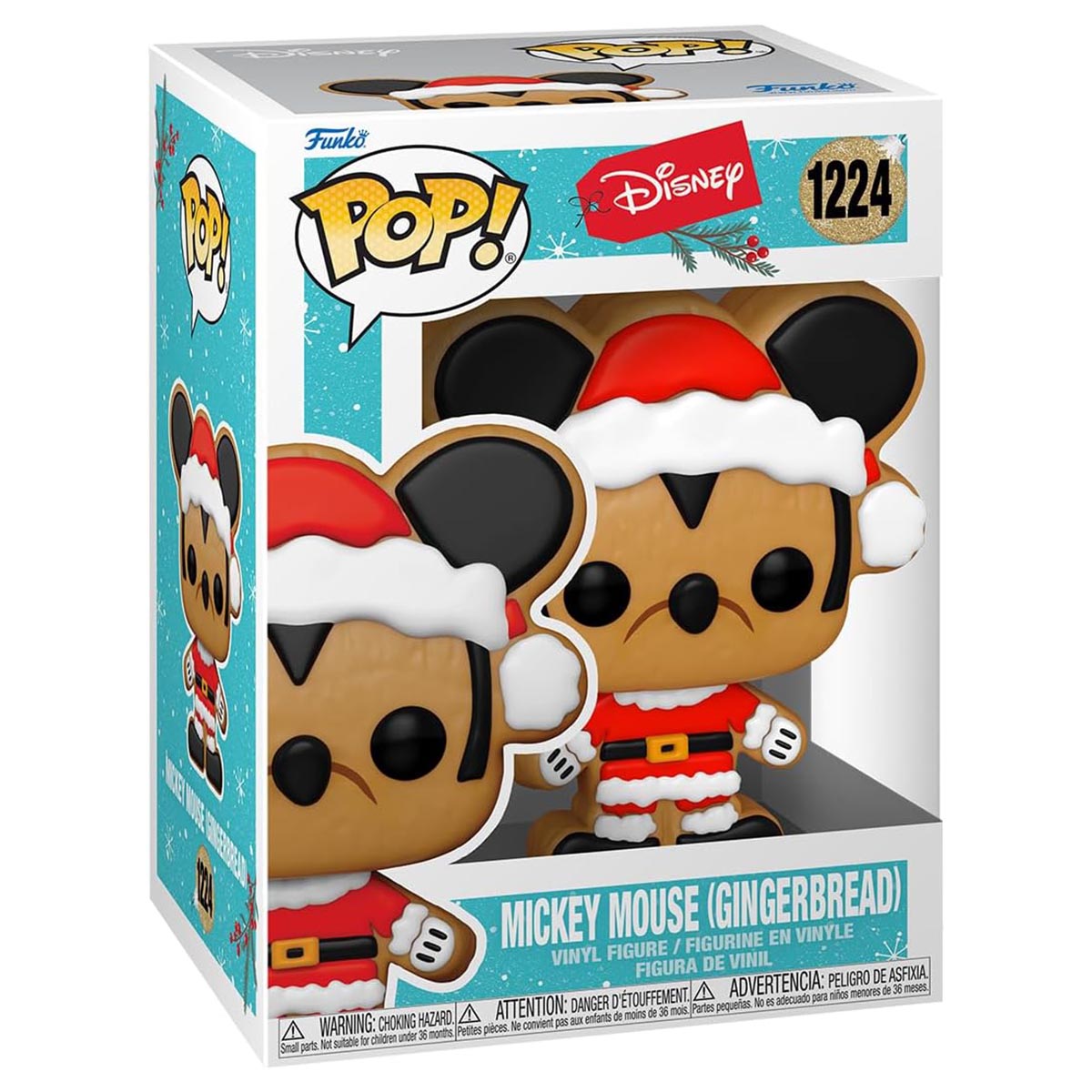 Gingerbread Mickey Mouse Funko POP Disney Holiday Collectible Figure 64329 - Image 1