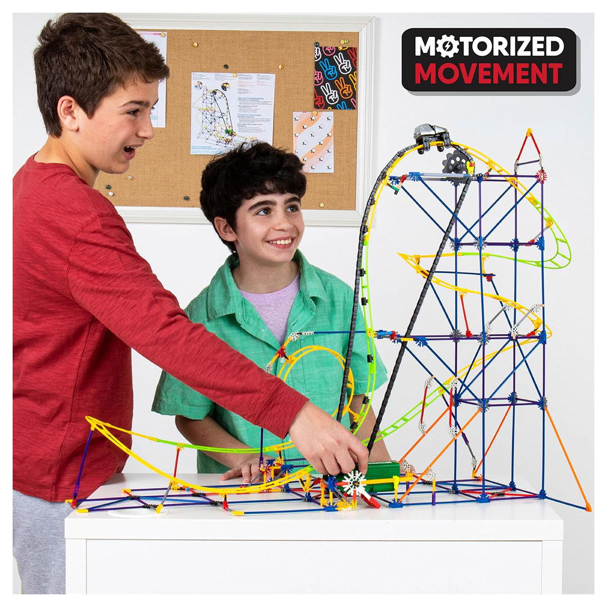 K’NEX Build & Learn Roller Coaster – STEM Construction Toy Set - Image 4