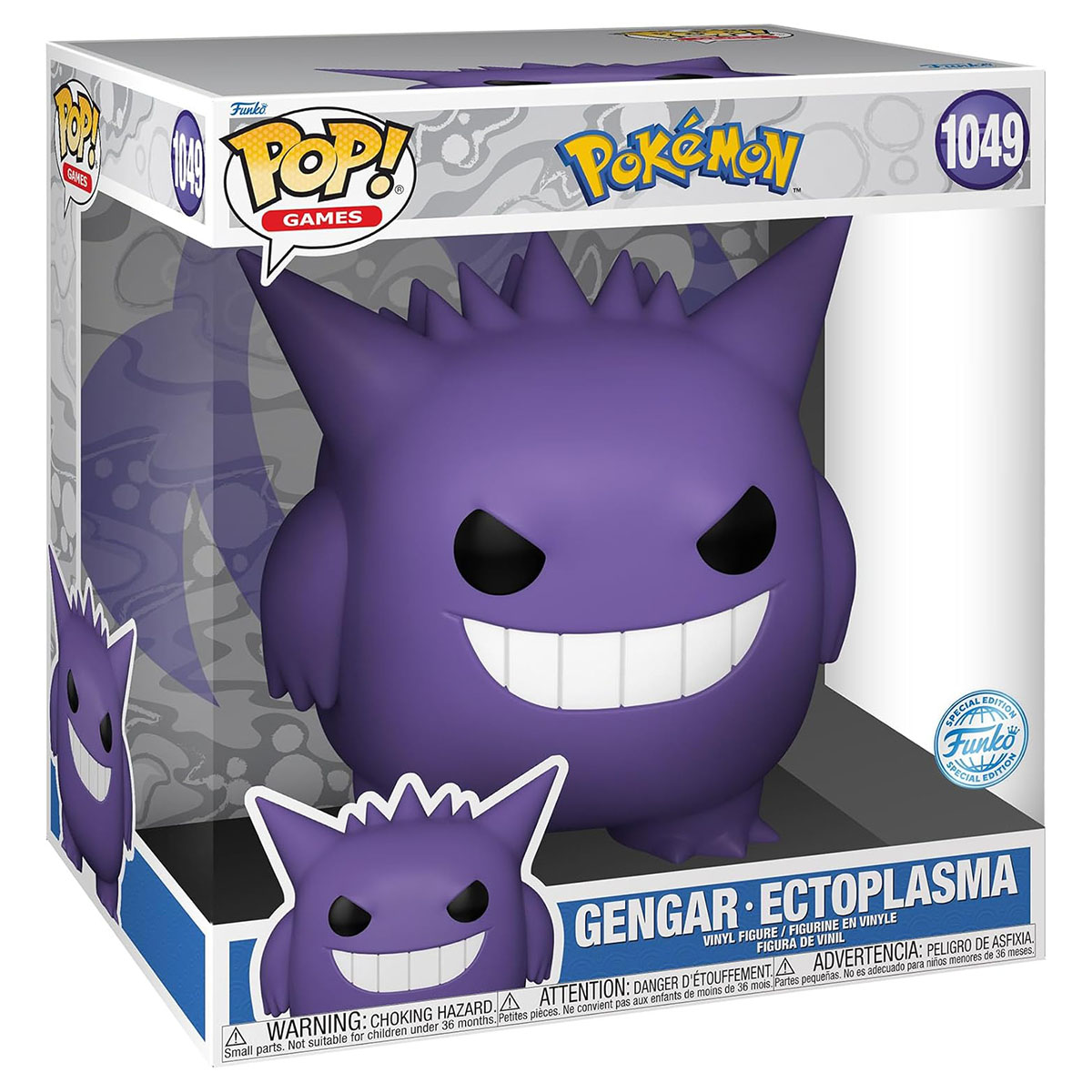 Funko POP Pokemon Gengar Jumbo 9.3in 23.6cm Vinyl Figure Collectible 3+ - Image 1