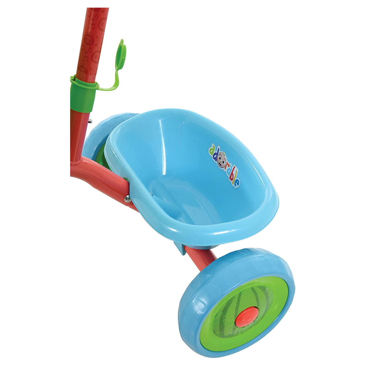 CoComelon My First Trike Tricycle Steel Frame Outdoor Push Pedal 2-in-1 Ride on - Image 5