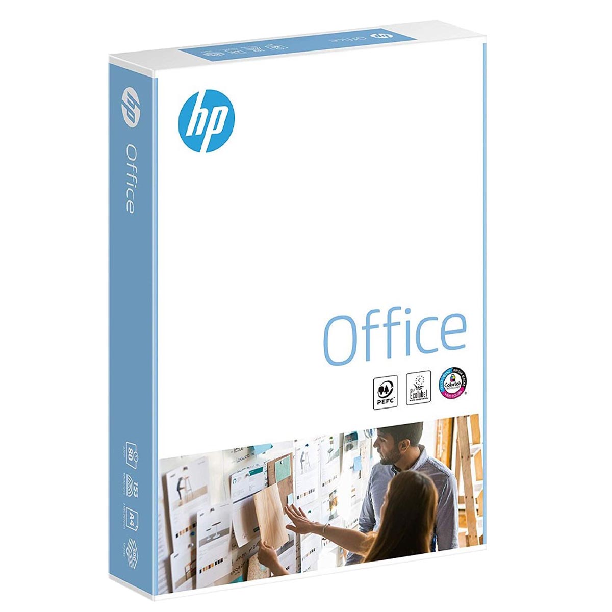 HP Office FSC3 A4 210x297mm 80Gm2 White Printing Paper Ream - 500 Sheets - Image 1