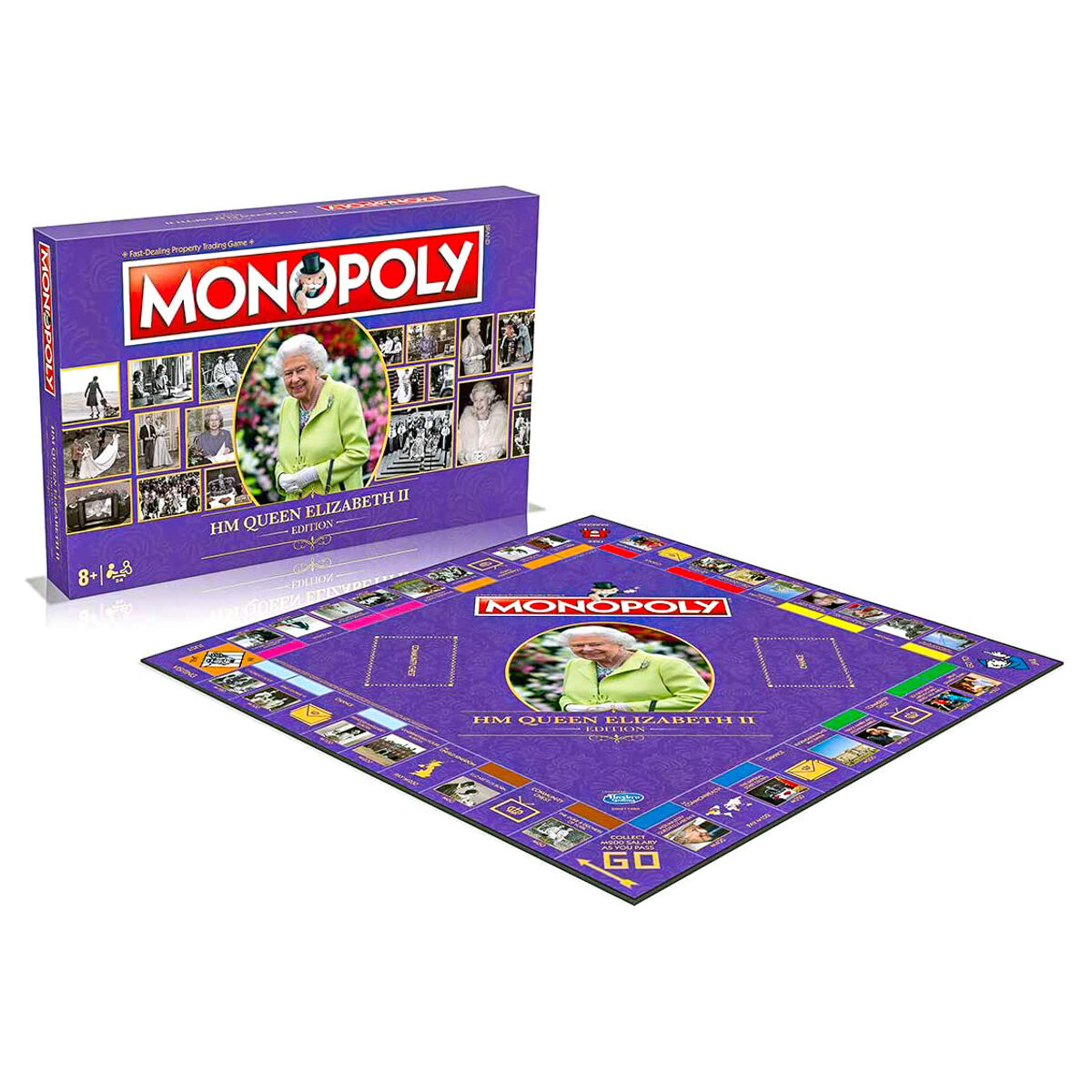 Monopoly HM Queen Elizabeth II Edition Board Game 2 Players Minimum Ages 8+ yrs - Image 2