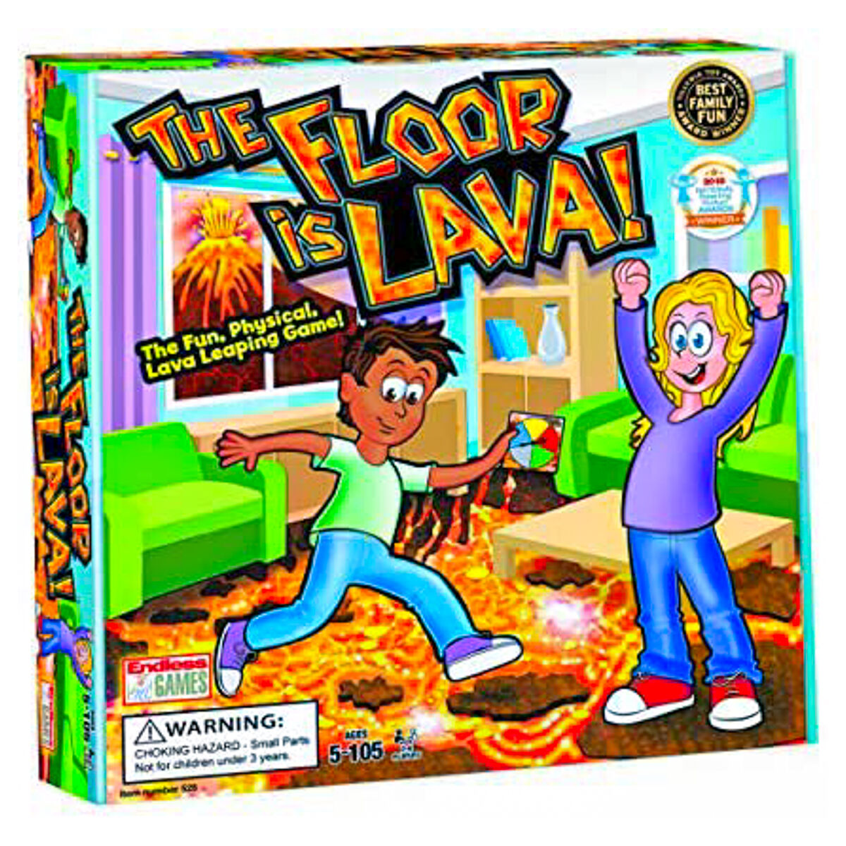 The Floor is Lava! | Interactive Fun, Physical Lava Leaping Family Game - Image 1