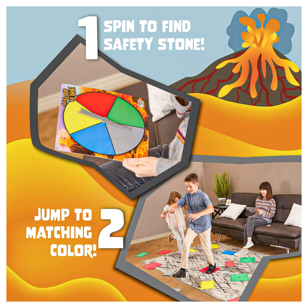 The Floor is Lava! | Interactive Fun, Physical Lava Leaping Family Game - Image 4