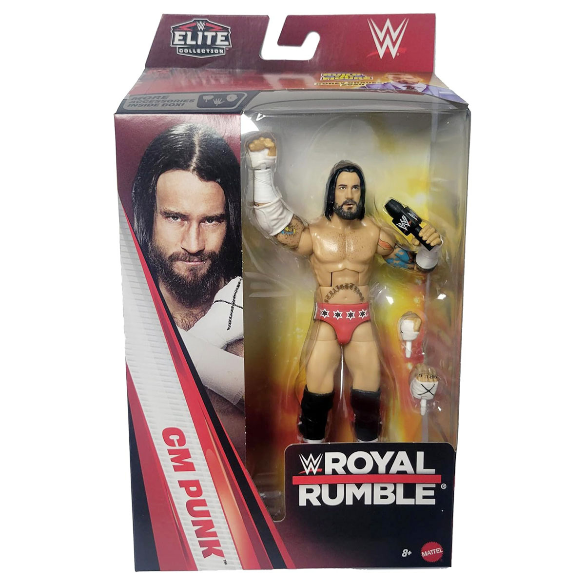 CM Punk WWE Royal Rumble 2026 Elite Collection Action Figure - Image 1